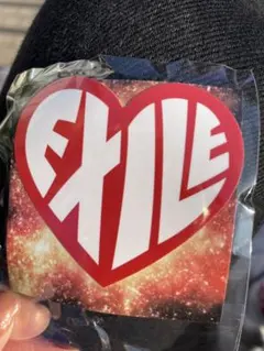 EXILE THE REASON 会場限定ガチャ　ハート型ステッカー
