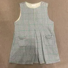 ワンピース 100cm チェック柄　千鳥柄　コンビミニ　Combi mini