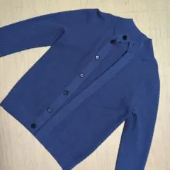 ネイビー ボタン付きカーディガンJoseph