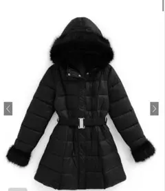 GRL ベルト付きファーAラインダウンコート［kd79］