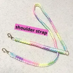 パラコード　スマホショルダーストラップ　カメラストラップ　パステルカラー
