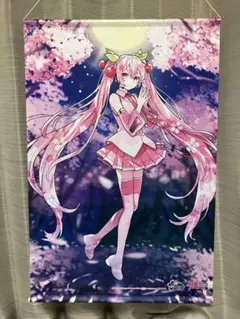 初音ミク 桜ミク B2タペストリー Art by 杏仁豆腐 - メルカリ