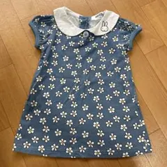 miffy 花柄ワンピース 80size