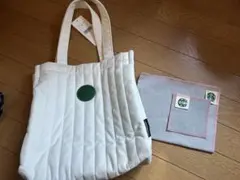 ★新品未使用★ STARBUCKS キルティングトートバッグ、ランチョンマット他