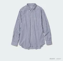 ユニクロ エクストラファインコットンブロードストライプシャツ Sサイズ