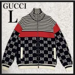 ジップアップGUCCI GG 総柄 ニット ブルゾン ジャケット マルチカラーのサムネイル