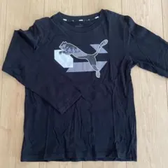 PUMA ブラック 長袖カットソー