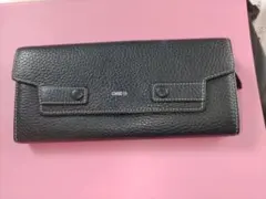 COMME CA 長財布 ブラック レザー フラップ式のサムネイル
