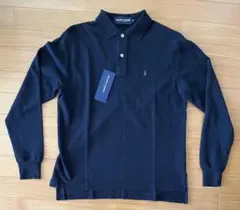 【伊勢丹購入新品】ポロラルフローレンGOLF長袖ポロシャツ　ブラック色Mサイズ