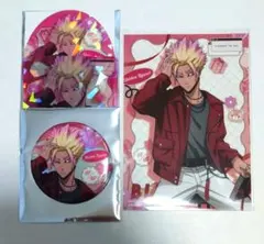 ブルロ バレンタイン 缶バッジ クリアカード 特典 ブロマイド 士道龍聖