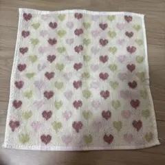 ハート模様 ハンカチ