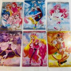 プリキュアカードウエハース　ひろがるスカイプリキュア　6枚セット