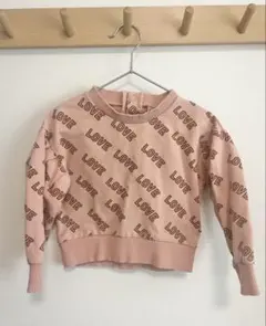CARLIJNQ LOVEプリント トレーナー 86/92