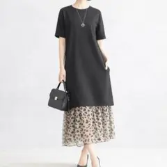 美品⭐︎DRIES VAN NOTEN ワンピース 美品！ DRIES VAN NOTEN シルク切り替えワンピース 大きめ - メルカリ