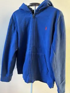 Ralph Lauren ブルーパーカー M(10-12)