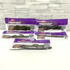 新品✨バークレイ 5袋 パワーベイトマックスセント キングテール 8インチ⑩⑨のサムネイル