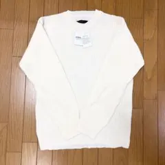 RAGEBLUE ホワイトニットセーター Lサイズ