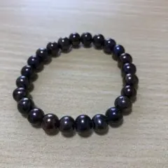 黒真珠 ストレッチブレスレット