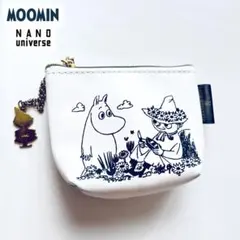 ＊新品・ムーミン×ナノユニバースコラボミニポーチ・リトルミイチャーム付き・。*のサムネイル