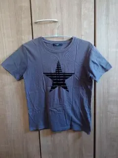 BEAMS HEART 星型プリント Tシャツ グレー