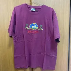 Tシャツ ワインレッド色