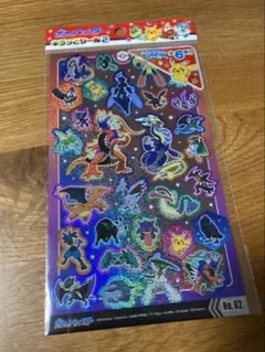ポケットモンスター　ホログラムシール　キラッとシール2 No.02