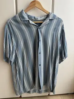 H&M ストライプ柄 半袖シャツ XLサイズのサムネイル