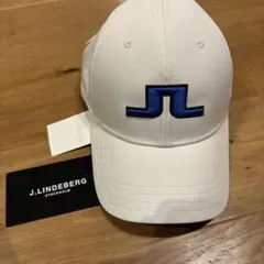 ジェイリンドバーグ　キャップ　白✖️ブルー