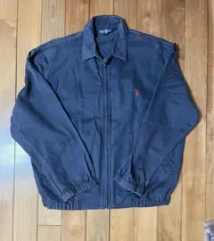 美品90s ポロバイラルフローレン　ピーススキン　スイングトップ　ネイビー　XL 90s ラルフローレン ポーラテックフリーススウィングトップ ネイビー