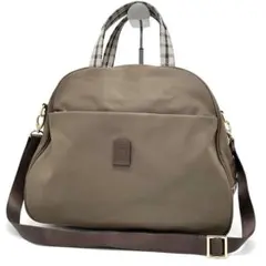 DAKS LONDON ボストンバッグ Dax London DAKS 2-Way Nylon Travel Tote Bag W Accent Korean Air