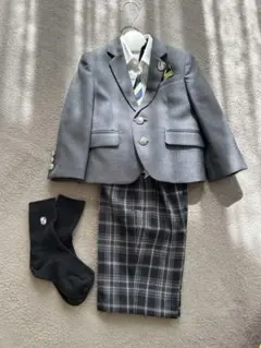 フォーマルスーツセット（グレー）100㎝