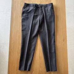 HILTON ダークグレー スラックス　パンツ　グアベロ130