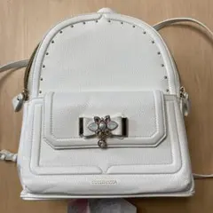 サマンサベガ　ホワイトバックパック 断捨離品