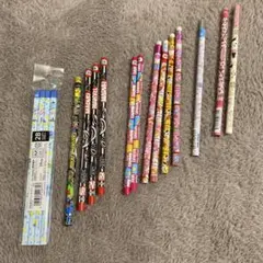 男児・女児用　かわいい鉛筆17本セット