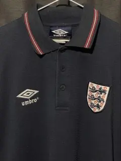 超希少Umbro ネイビー ポロシャツ　レア　アンブロ