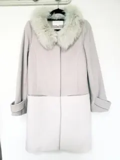 プロポーションボディドレッシング フォックスファーアンゴラコート