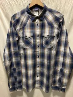 極美品 patagonia L/S グッドシャツ M オンブレチェックシャツ
