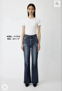 MOUSSY mvs d/blu flare denim 25