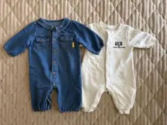 デニムロンパース futafuta ロンパース まとめ売り