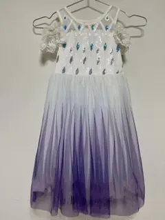 おまけ付き　エルサ風　ドレス　ハロウィン　コスプレ　インパ