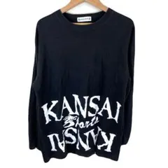 90s KANSAI SPORTS（カンサイスポーツ）長袖カットソー ロンT 黒 