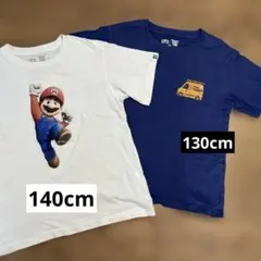 UNIQLO マリオ プリント Tシャツ 140cm