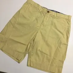TOMMY HILFIGER ハーフパンツ メンズ（L相当）イエロー　コットンのサムネイル