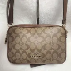 COACH　コーチ　ショルダーバッグ　カメラバッグ　シグネチャー　PVC