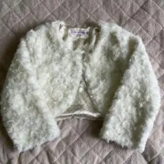 キャサリンコテージ、ボレロ、ホワイトファー、サイズ 130