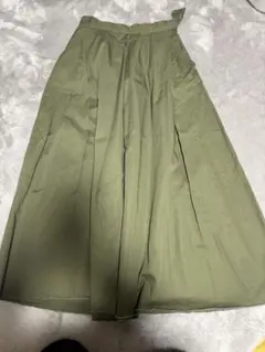 スピックアンドスパン　ロングスカート　カーキ　38