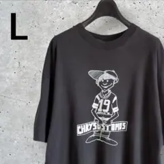90s USA製　ビンテージ　Tシャツ　ブラック　アートT　キャラクター　L