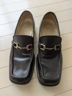 GUCCI ホースビットローファー 6D 茶 グッチ - メルカリ