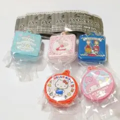 サンリオクッキー缶チャーム全5種コンプリート キティ マイメロ シナモ ガチャ