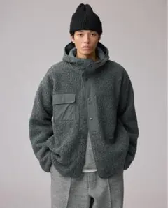 新品 GU ENGINEERED GARMENTS ボアフリース スナップパーカ